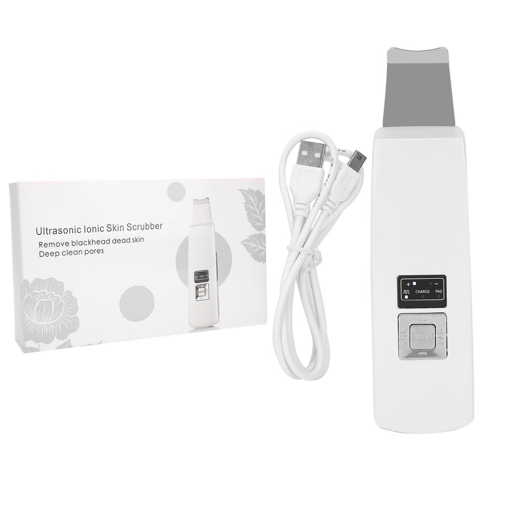 Перезаряжаемый ультразвуковой скруббер для кожи, инструмент для удаления черных точек, очиститель пор на лице