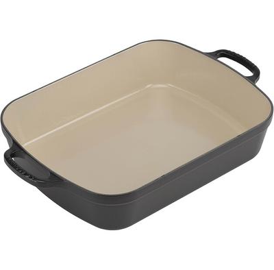 Чугунная жаровня Le Creuset 33 см 4,9 л чёрная матовая (20184330002422)