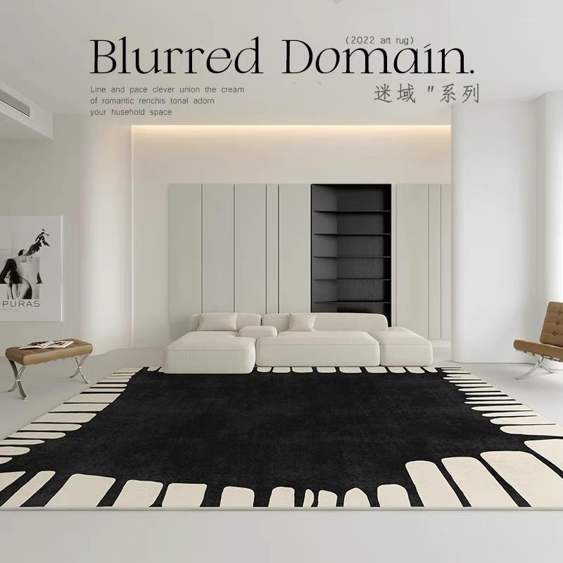Living Room Circle Velvet Carpet Light Luxury Bedroom Bed Blanket Sofa Tea Table Cloakroom Floor Mat Home Decoration