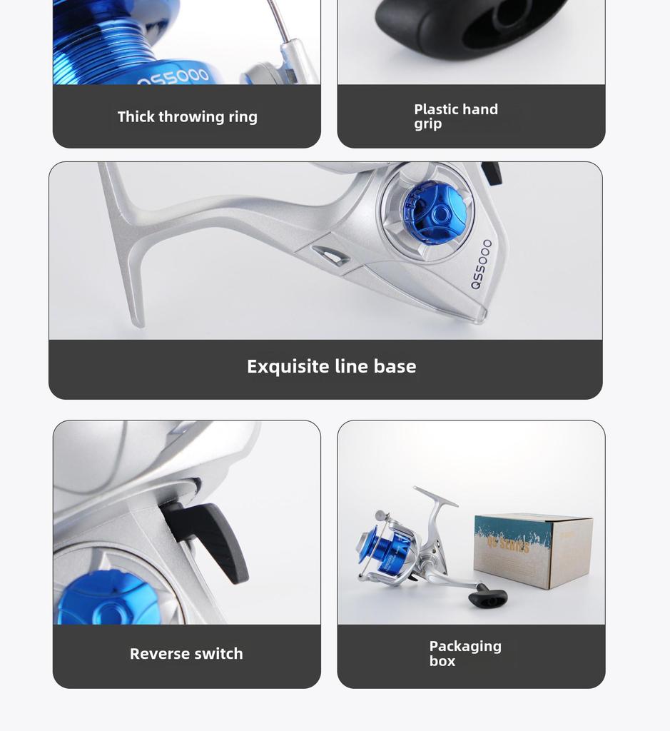 Универсальная катушка для спиннинга дальнего заброса для удилищ Rocky Sea