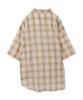 WEGO Check Sheer Gauze Long Loose Street Size 2 Patterns Men's Shirt, Sleeve, Casual, Fit, Fall/Winter, Style, Gift, M,