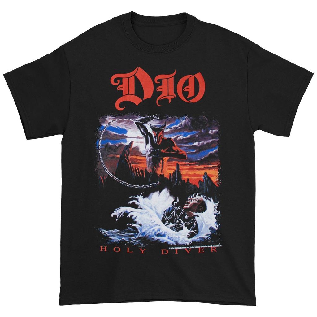 Men's Dio Holy Diver T-shirt Small Black