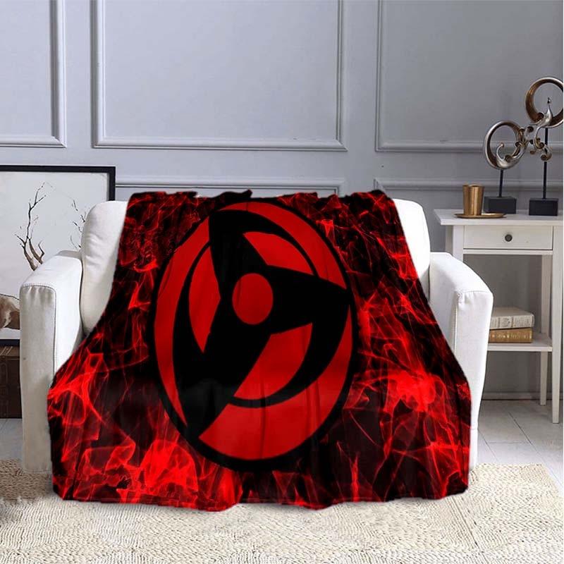 Cartoon Naruto 3D Printed Flannel Blanket for Beds Hiking Picnic Fashionable Bedspread Throw Blanket 30 Styles