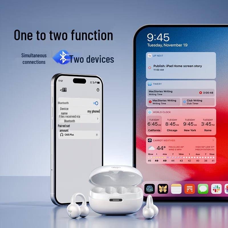 Беспроводные наушники-клипсы aigo CA05plus с открытым ухом