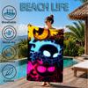Cup-head And Mugman Adventure Beach Towel, Microfiber Beach Towel, Perfect For Pool, Beach, Travel, Home Decor Beach Party Fan gifts