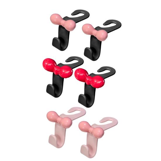 2 шт. Автомобильный крючок Легкий крючок для багажника/сиденья Крючок с отверстием Без сверления Крючок для хранения в салоне Многофункциональный держатель для стакана с водой