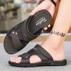 Мужские Сандалии Летние Повседневные Кожаные Сандалии Мужские Уличные Пляжные Туфли Для Мужчин Классические Мужские Шлепанцы Модные Шлепанцы Мужские