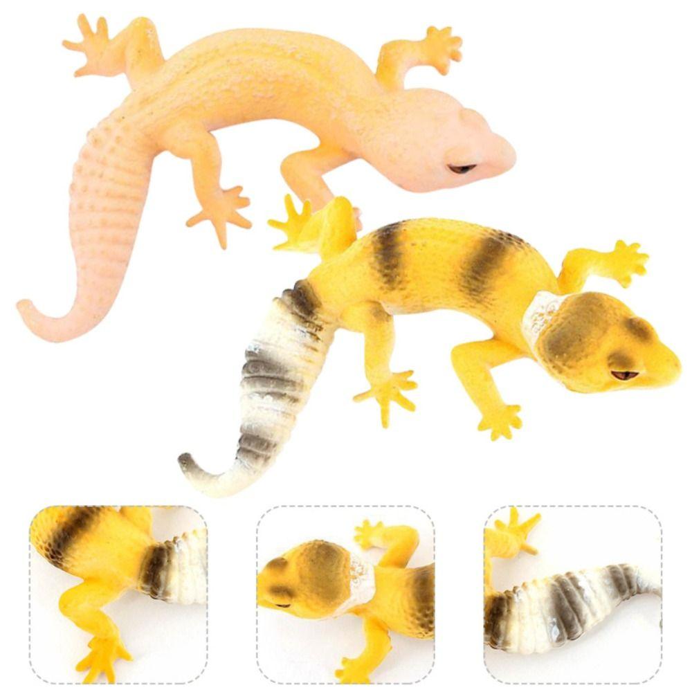 Cognition Toys Simulation Lizard Figures Gecko Prank Props Gecko Figurine Toy Kid Gifts