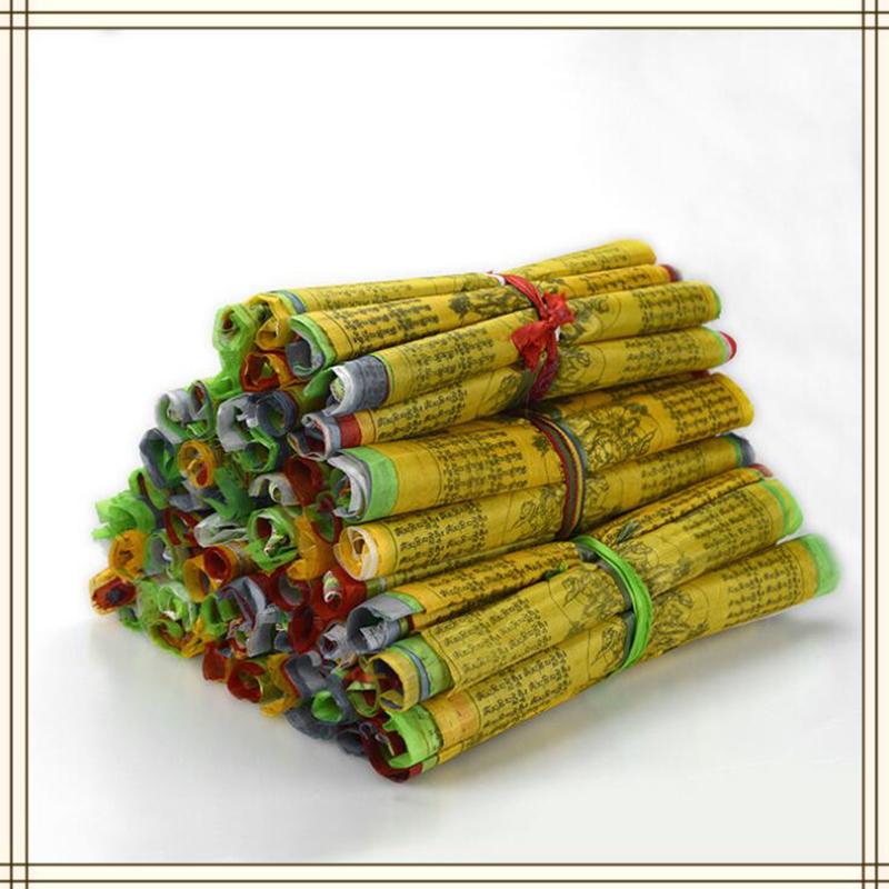 5M Religious Flags Tibetan Buddhist Supplies Colour Tibet Banner Garden Flags