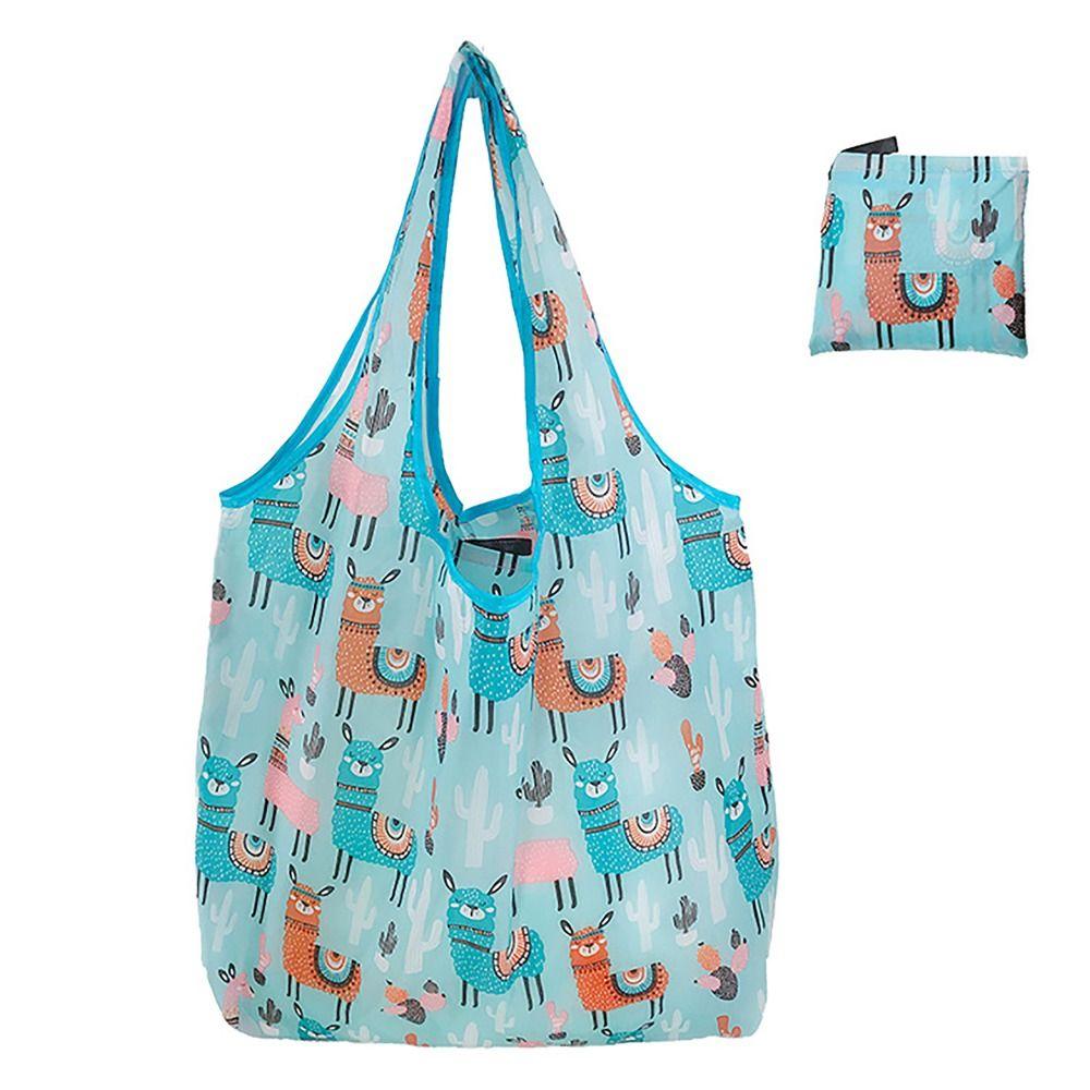 Washable Recycle Bag Eco-Friendly Tote Pouch Reusable Shopping Bag Indoor Outdoor