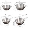 304 Stainless Steel Seafood Rice Pot Bear Pattern Salad Bowl Durable Korean Noodle Bowl  Picnic