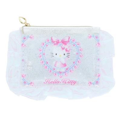 Канцелярские товары Персонаж Sanrio Прозрачный Y2K Балет Hello S2334410 Sun-Star Косметичка, Косметичка, Сердцевина, Китти,