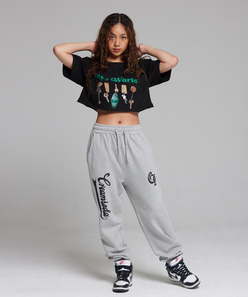 CREAM SODA LAB Old Ciel Jogger Training Pants Gray