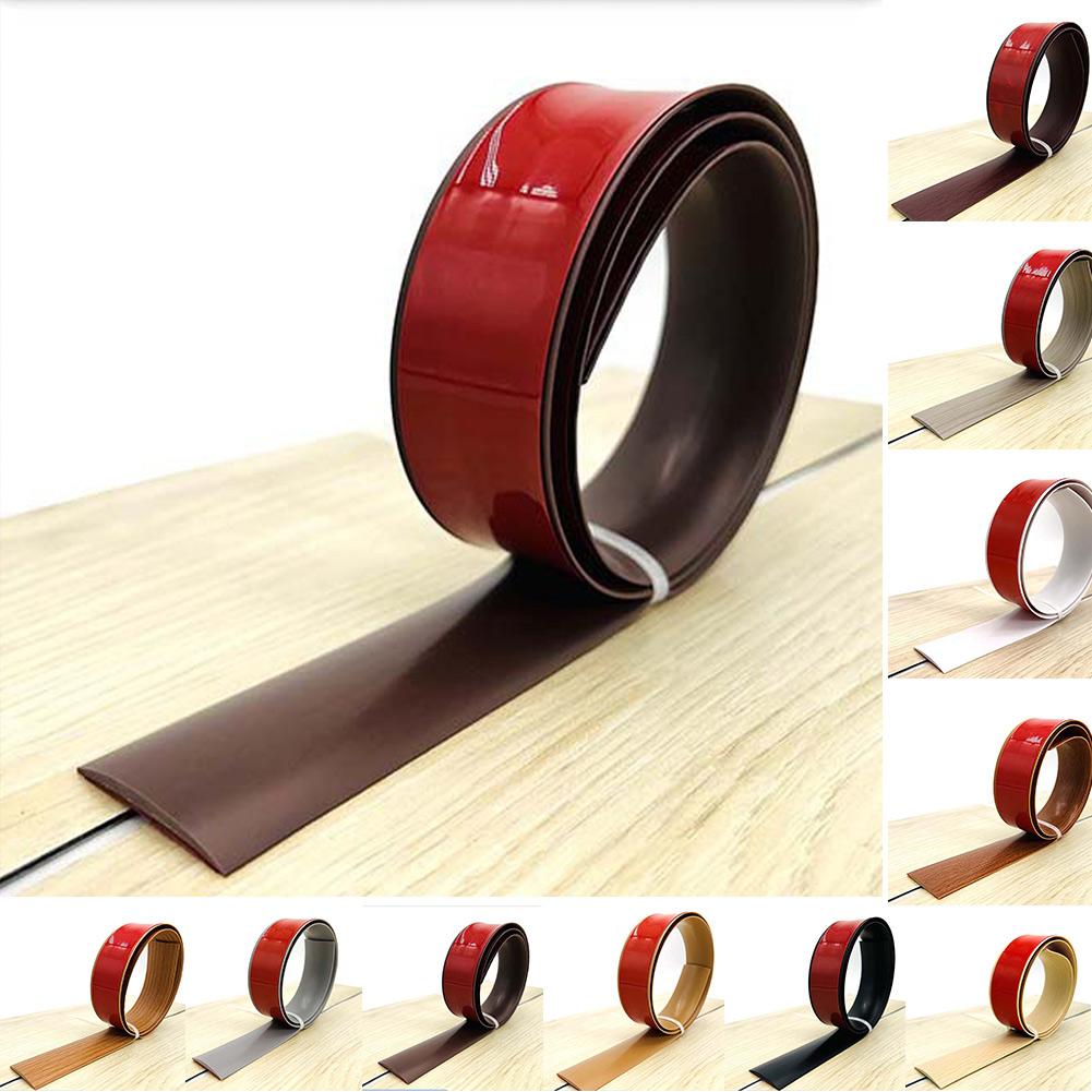 PVC Flat Floor Transition Strip Laminate Floor Door Divider Strip Adjustable Door Bottom Seal Strip Weatherstrip