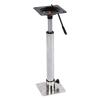 Boat Seat Pedestal Adjustable 21.65in to 29.53in Riser Base Stainless Steel Removable Boat Post Base Kit