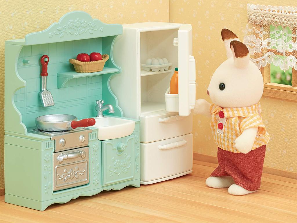 Sylvanian Families Мебель Комната ST Mark Сертифицировано Возраст Игрушка Кукольный домик Sylvanian Families Epoch EPOCH [Обеденный набор] SE-198 3+ ООО