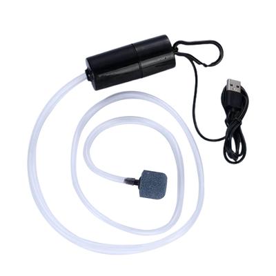 Воздушный насос для аквариума, бытовой, бесшумный, мини-USB, кислородный насос, насосы для рыбалки и аквариума, черный
