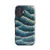 Роскошный Черно-белый Кружевной Чехол-накладка Clmj 'Лебедь' для iPhone 17 16 15 14 13 12 11 X XS XR Air Pro Max Plus Двухслойная Задняя Крышка