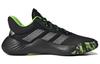 adidas ДОН. Номер 1 J Нескользящие Легкие Низкие Детские Баскетбольные Кроссовки Черно-Зеленые Подростковые EF2933
