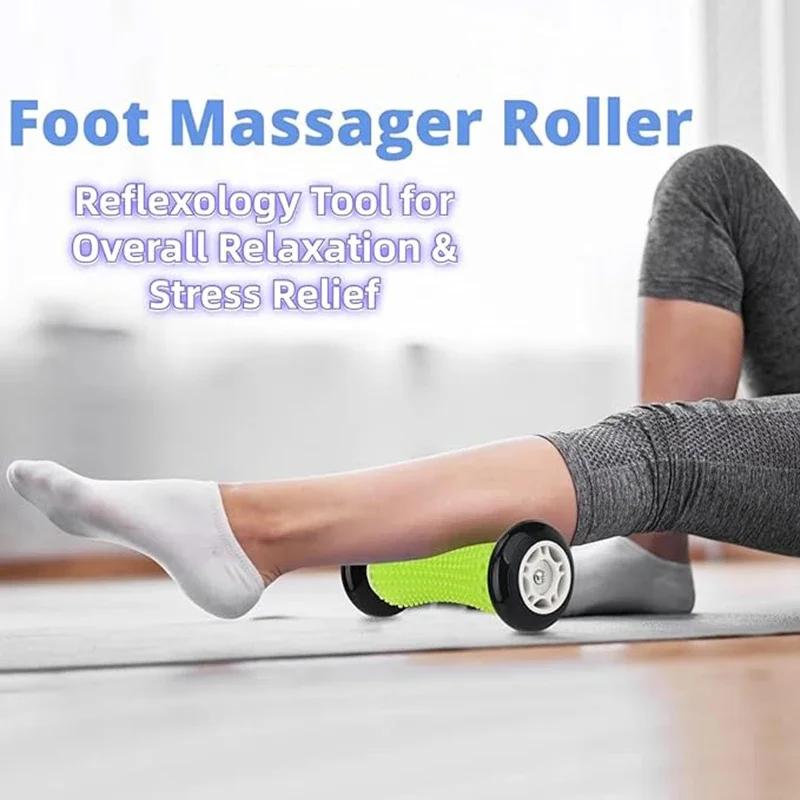Foot Massage Roller For Relief Plantar Fasciitis And Heel Foot Arch Pain Reflexology Massager For Back Leg Hand Muscle Relax