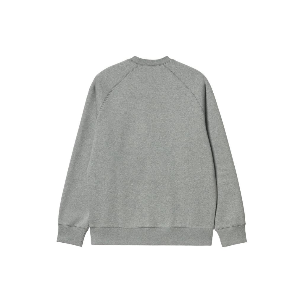 Carhartt WIP Однотонная минималистичная повседневная толстовка-пуловер Унисекс толстовка Серая I026383-00M-XX