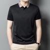 Summer New Polo Shirt Men's T-shirt Men's Casual Fashion Business Lapel Short Sleeve Top