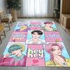 K-Pop Охотники на Демонов Золотые Мальчики Саджа Коврик для Гостиной Нескользящий Мягкий Ковер для Спальни Игровой Комнаты Дивана, Домашний Декор Придверный Коврик