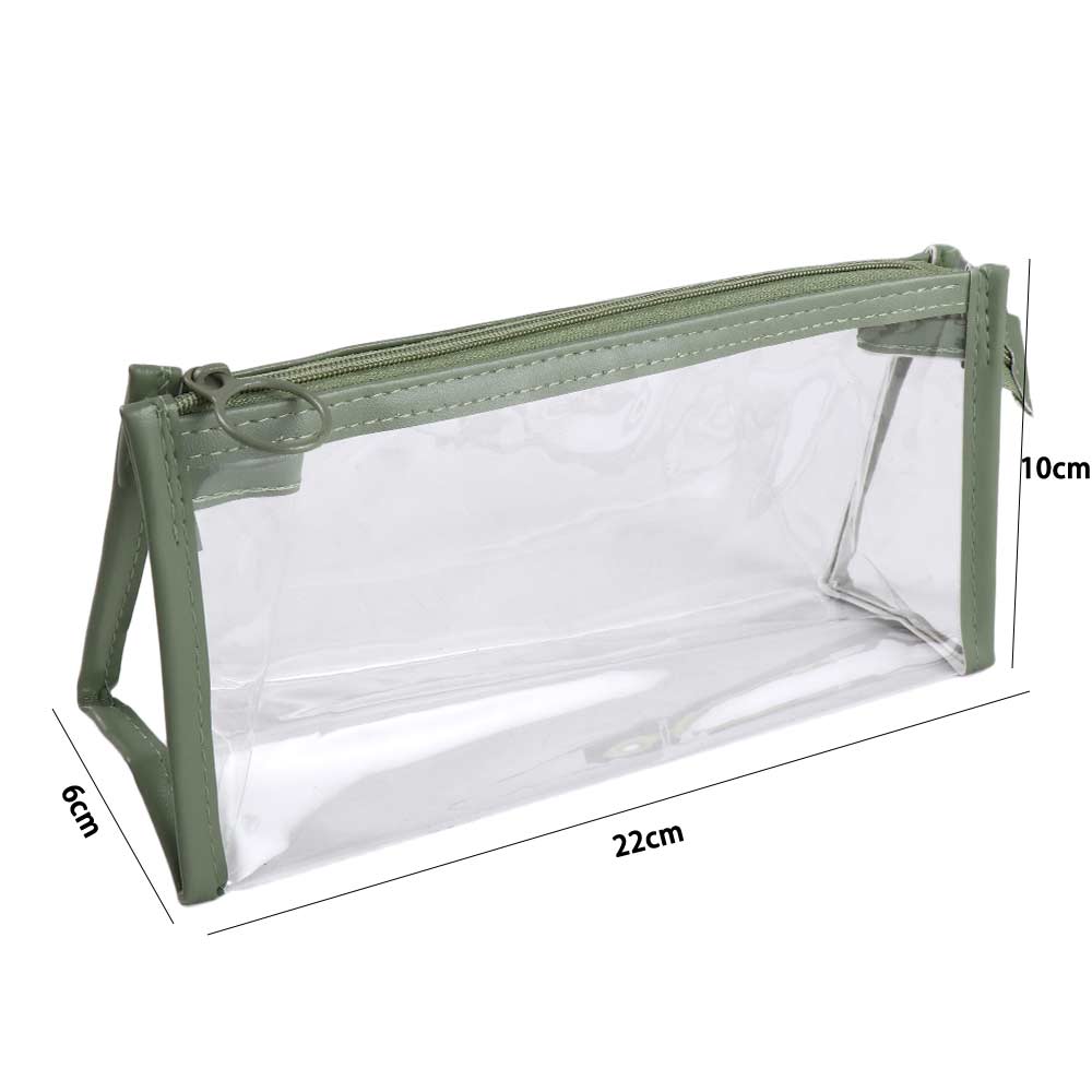 Organizer School Office Supply Zipper Pen Pouch Transparent Pencil Bag Storage Bag Pencil Case