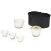 Edenus Portable Ceramic Travel Kung Fu Tea Set