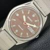 AUTOMATIC VINTAGE SEIKO JAPAN 6309A MENS BROWN COLOR DIAL WATCH A700512-5 R203-a700512