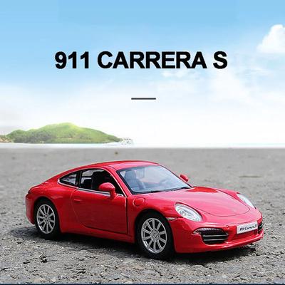 Македа1:36 Porsche 911 Carrera S Спортивный Автомобиль Машинка с Инерционным Механизмом Модель Машинки Из Металлического Сплава Игрушечная Машинка Для Подарков Детям Коллекция