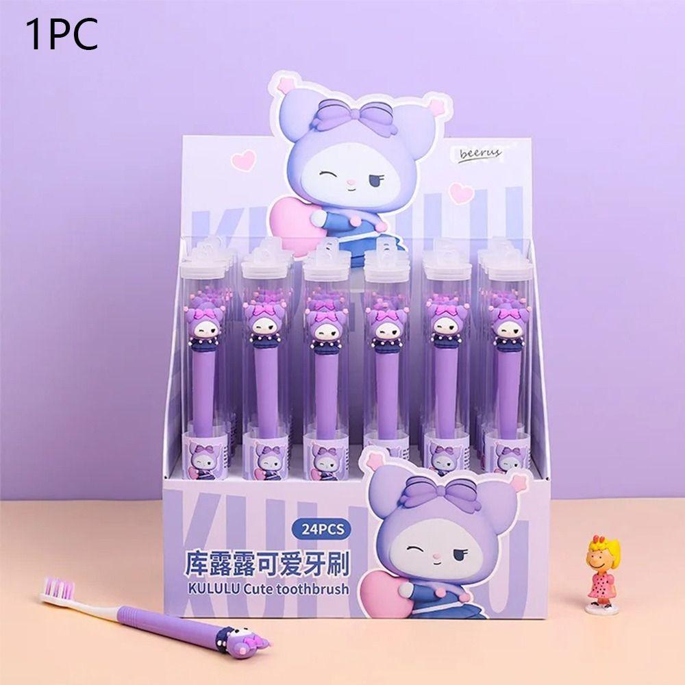 Силиконовая зубная щетка Капибара ПЭТ Аниме Зубные щетки Новая Мультяшная Зубная щетка
