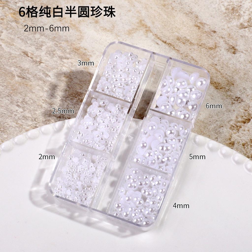 Японский маникюр с плоским дном, Чисто-бежевый жемчужный, Полукруглый, Полнокруглый хайлайт, Не отслаивается, Не выцветает, Аксессуары для ногтей