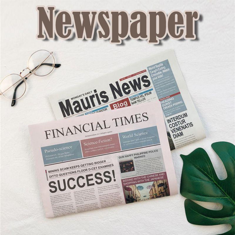 Газетный английский 2 шт. Фотофон в винтажном стиле, реквизит для съемки