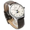 Часы STAC Made in Japan 36 мм, старинные, ретро, унисекс, фазы Луны, Arabia x White Brown Croco [The Stack] мужские, женские, ST-MF001