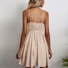 Женское платье с галстуком-бабочкой, сексуальное короткое платье на бретельках без рукавов с открытой спиной, милое вечернее клубное платье