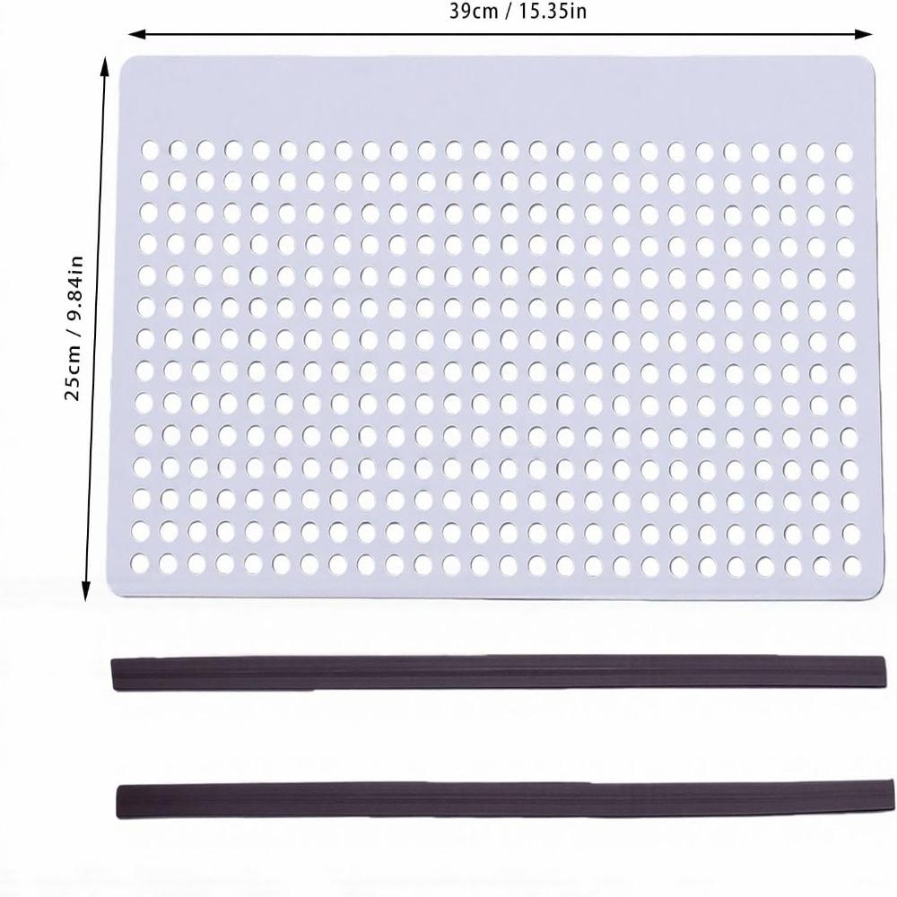 White Skimmer Net Cover PVC Pool Skimmer Screen Durable Skimmer Basket Protector