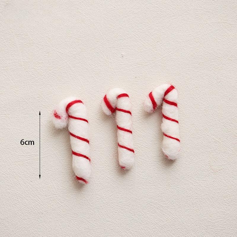 Christmas wool felt decorative pendant handmade DIY accessories Christmas tree elk gift bag gingerbread man pendant accessories