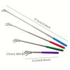 1-Piece New Christmas & Halloween Themed Back Scratcher - Retractable Stainless Steel Massage Tool