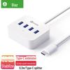 Biaz USB-C To 4-Port USB 3.0 Hub with Power Supply Docking Station