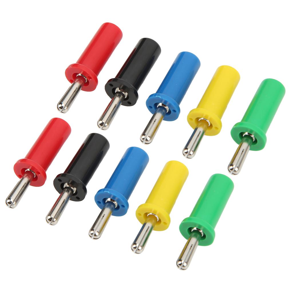 10 шт., разъем типа «банан», сварной разъем «банан», штабелируемый разъем для аксессуаров безопасности