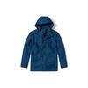 Casual Breathable Stand Collar Hooded Jacket Men Jacket Deep-Indigo A62FH-288