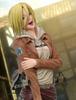 Attack on Titan Annie Leonhart 28cm Action Figure - Full Set GK Statue Survey Corps Uniform Anime Collectible Desktop Decor Gift