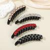 Rhinestone Twist Clamp Hair Clips Barrettes Hairpin Pea Clip Hairclip Lovely Hair Accessories