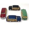 Kinsmart Set of 4 1949 Ford Woody Wagons and (Front Rear)