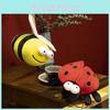 Plush Bee Ladybird Toy Insect Stuffed Doll Kids Gift Home Decoration Bedroom
