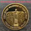 Seven Wonders Medals: Great Wall, Pyramid, Taj Mahal Commemorative Coins