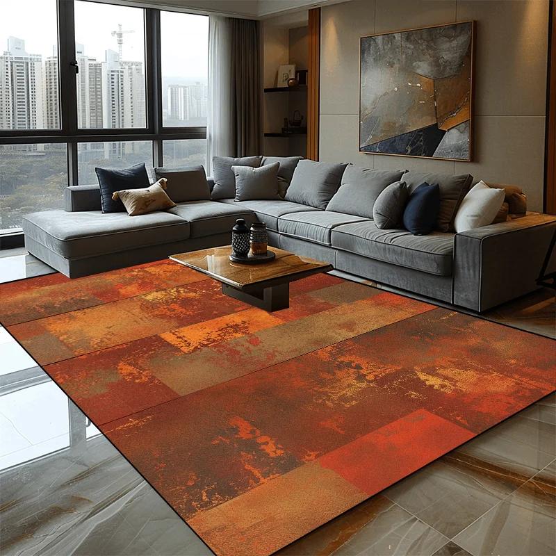 Абстрактные эластичные ковры для украшения диванов в гостиной, ковер для спальни, нескользящий напольный коврик, ковры большой площади с брызгами краски