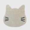 Sunnyday Fabric Gabbeh Gabbeh Bench Pad Chair Mat 40 X 40 Cm Cat Stylish Wool India 100% (Ivory)