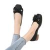 Retro square head single shoes, soft-soled Doudou shoes, female French temperament, socialite, one-pedal ladyshoes, commuting is not tired of single